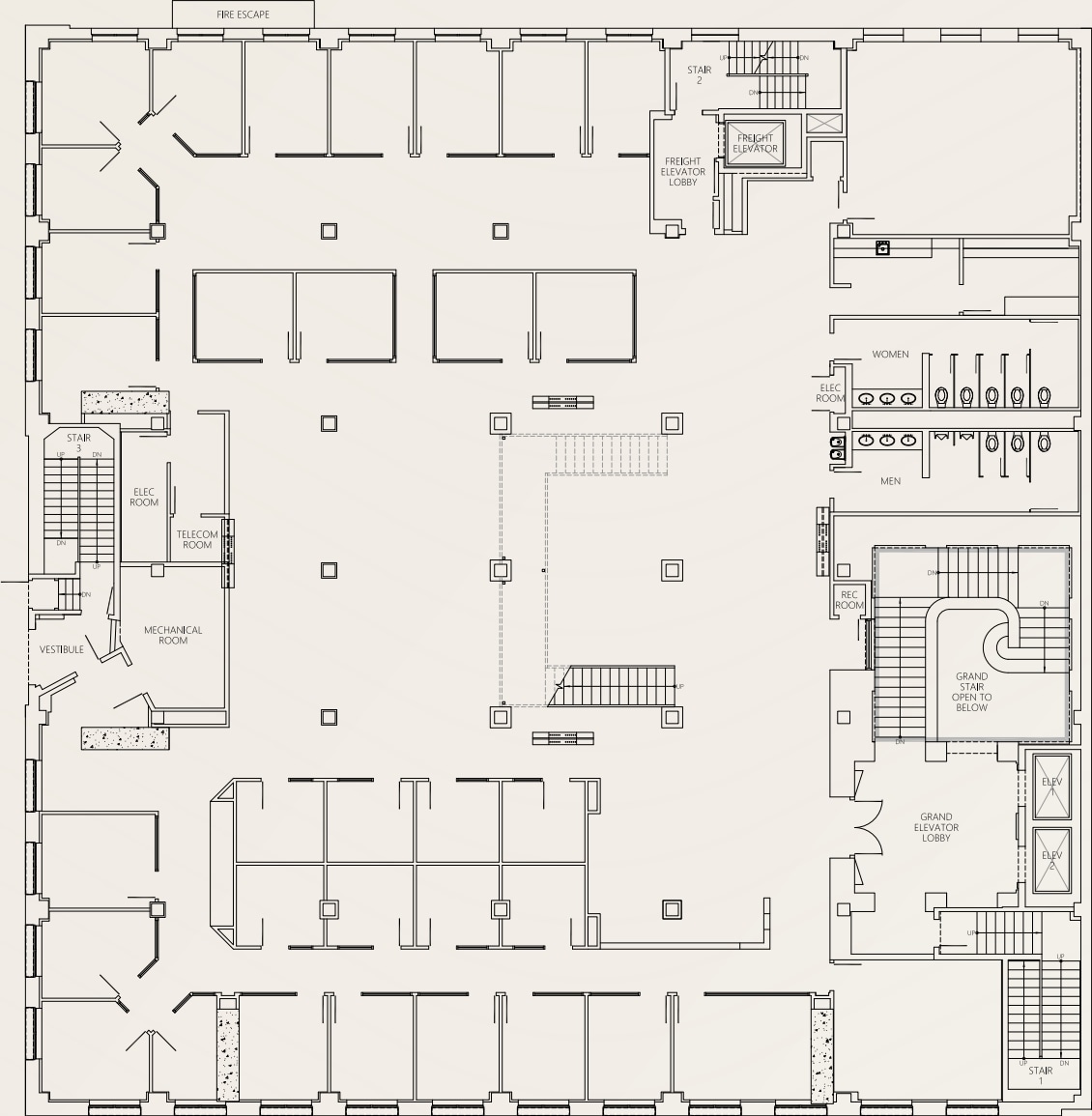 720 California St, San Francisco, CA à louer Plan d’étage– Image 1 sur 1