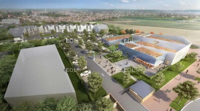 Genas - Vue aérienne  vue de carte