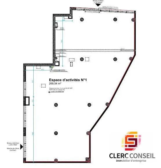 Local commercial dans Vernon à vendre - Plan d’étage – Image 1 sur 4