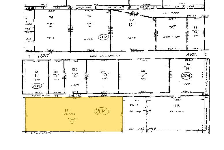 1250 Morse Ave, Elk Grove Village, IL à louer - Plan cadastral – Image 2 sur 2