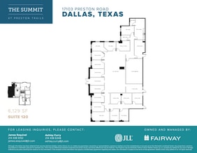 17101 Preston Rd, Dallas, TX à louer Plan d’étage– Image 1 sur 1