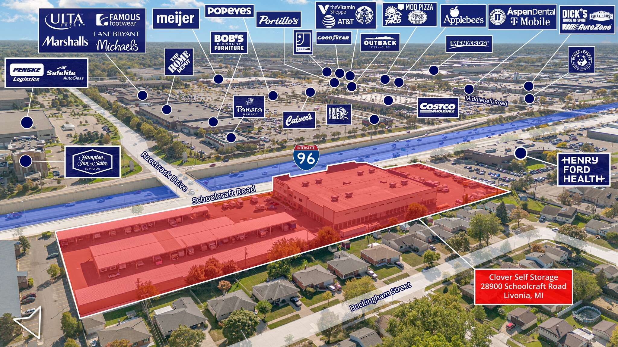 28900 Schoolcraft Rd, Livonia, MI à vendre Photo de l’immeuble– Image 1 sur 21