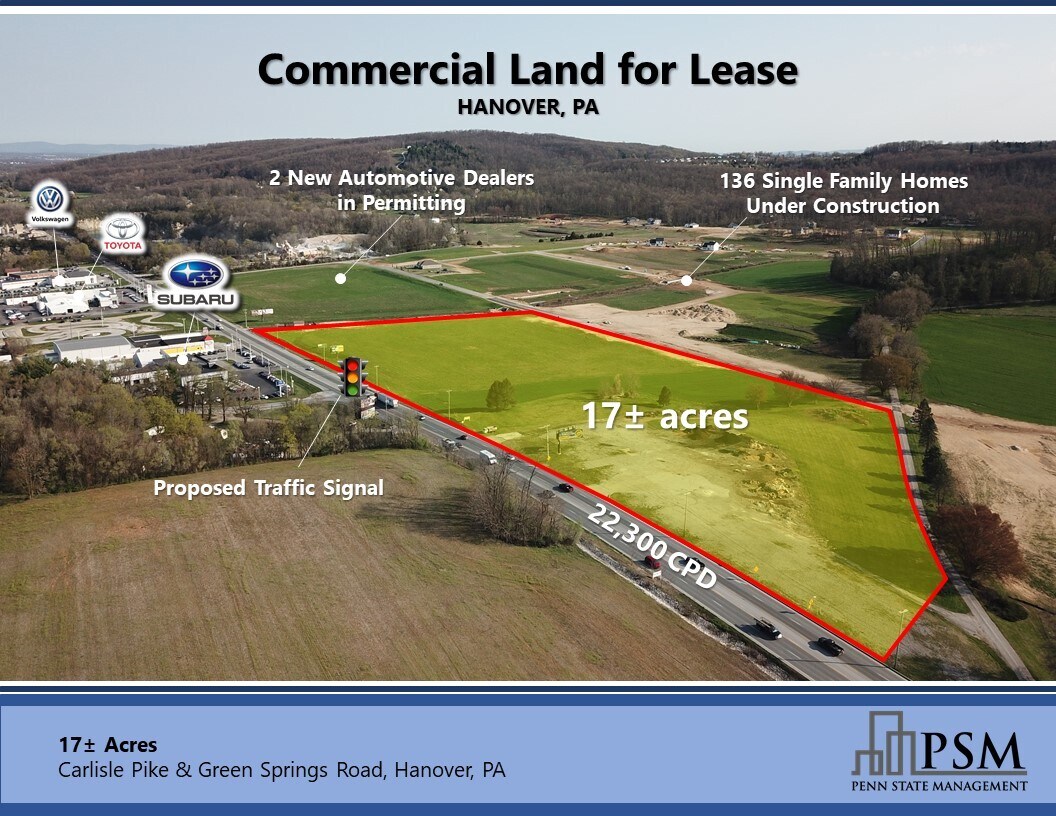 Carlisle Pike & Green Springs Rd, Hanover, PA à louer Photo de l’immeuble– Image 1 sur 13