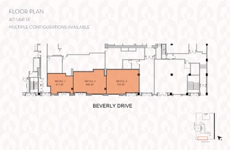 210 N Beverly Dr, Beverly Hills, CA à louer Plan d’étage– Image 1 sur 1