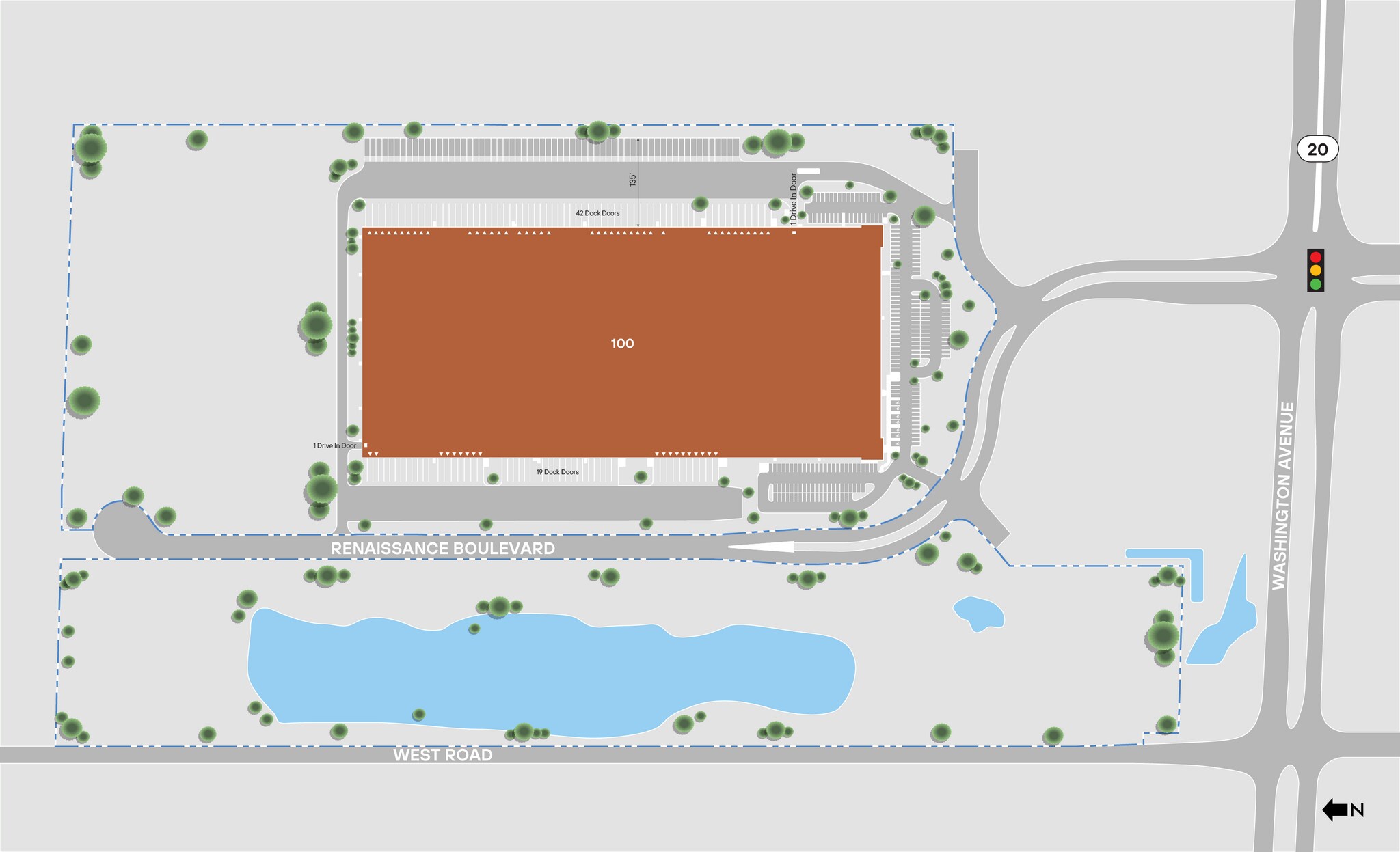 901 Renaissance Blvd, Sturtevant, WI à louer Plan de site– Image 1 sur 17
