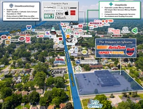 2936-2944 W Sylvania Ave, Toledo, OH - VUE AÉRIENNE  vue de carte - Image1