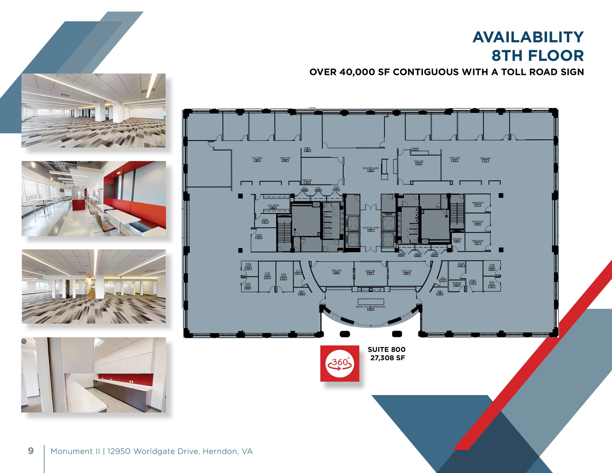 12950 Worldgate Dr, Herndon, VA à louer Plan d’étage– Image 1 sur 5