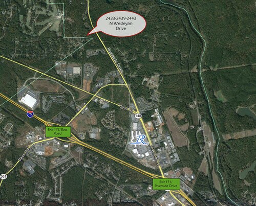 2433 Wesleyan Dr N, Macon-Bibb, GA à vendre - Photo de l’immeuble – Image 2 sur 2