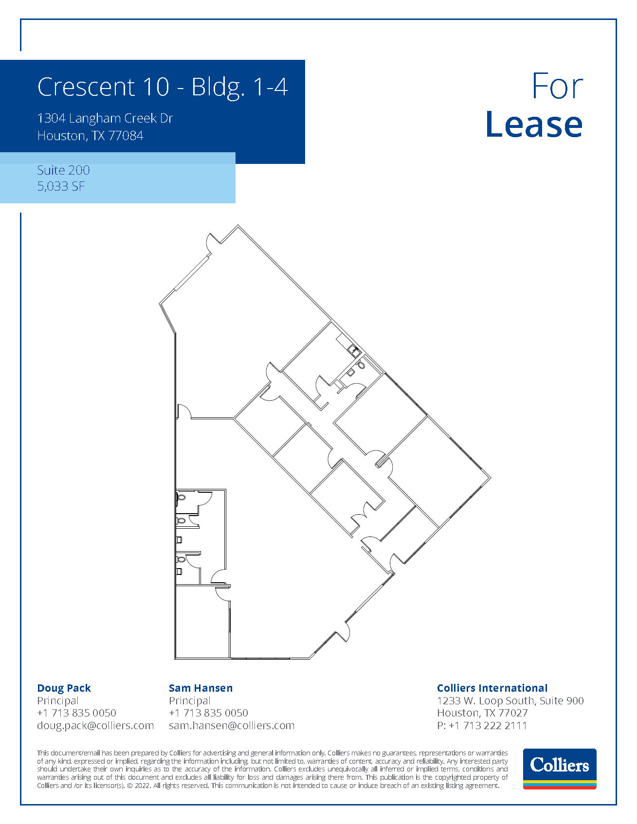 1304 Langham Creek Dr, Houston, TX à louer Plan d’étage– Image 1 sur 1