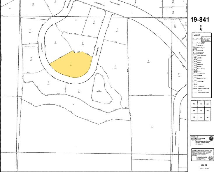 3647 Marathon Cir, Austell, GA à vendre - Plan cadastral – Image 2 sur 2