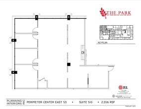 53 Perimeter Ctr E, Atlanta, GA à louer Plan d’étage– Image 1 sur 1