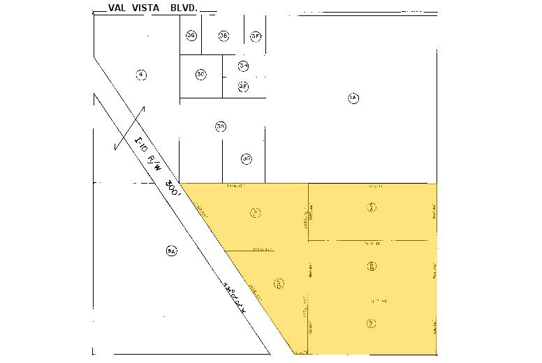 Interstate 10 & Woodruff Rd, Casa Grande, AZ à vendre - Plan cadastral – Image 2 sur 2