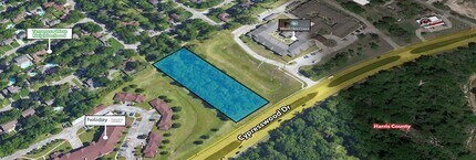 5350 Cypresswood Dr, Spring, TX - Vue aérienne  vue de carte