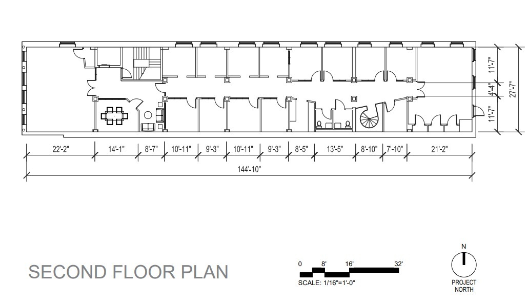 217 N Charles St, Baltimore, MD à louer Plan d’étage– Image 1 sur 2