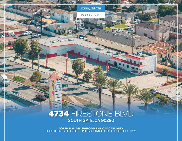 4734 Firestone Blvd, South Gate, CA à vendre - Photo de l’immeuble – Image 1 sur 18