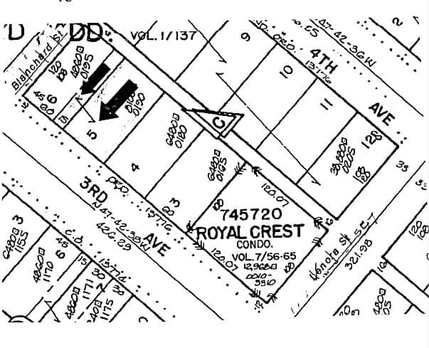 2124-2128 3rd Ave, Seattle, WA à louer - Plan cadastral – Image 2 sur 3
