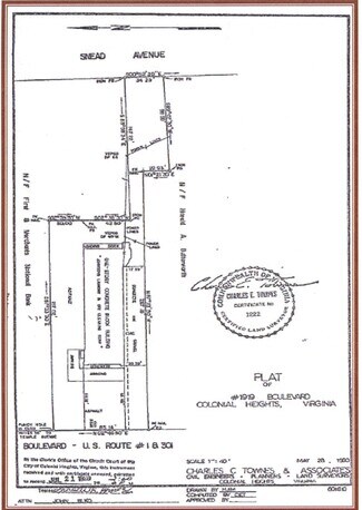 Plus de détails pour 1919 Boulevard, Colonial Heights, VA - Local commercial à vendre