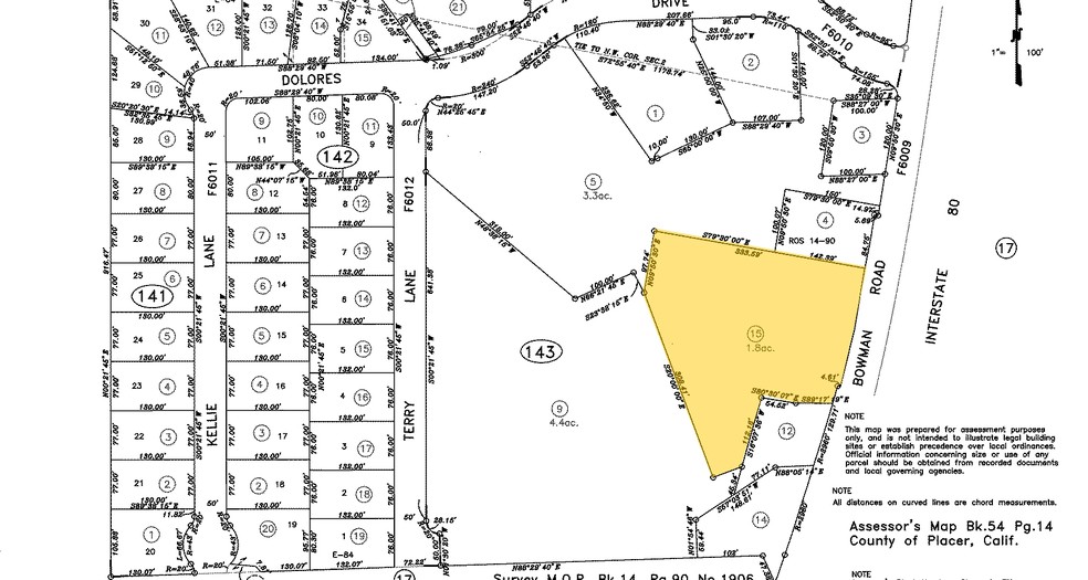 13445 Bowman Rd, Auburn, CA à louer - Plan cadastral – Image 3 sur 3