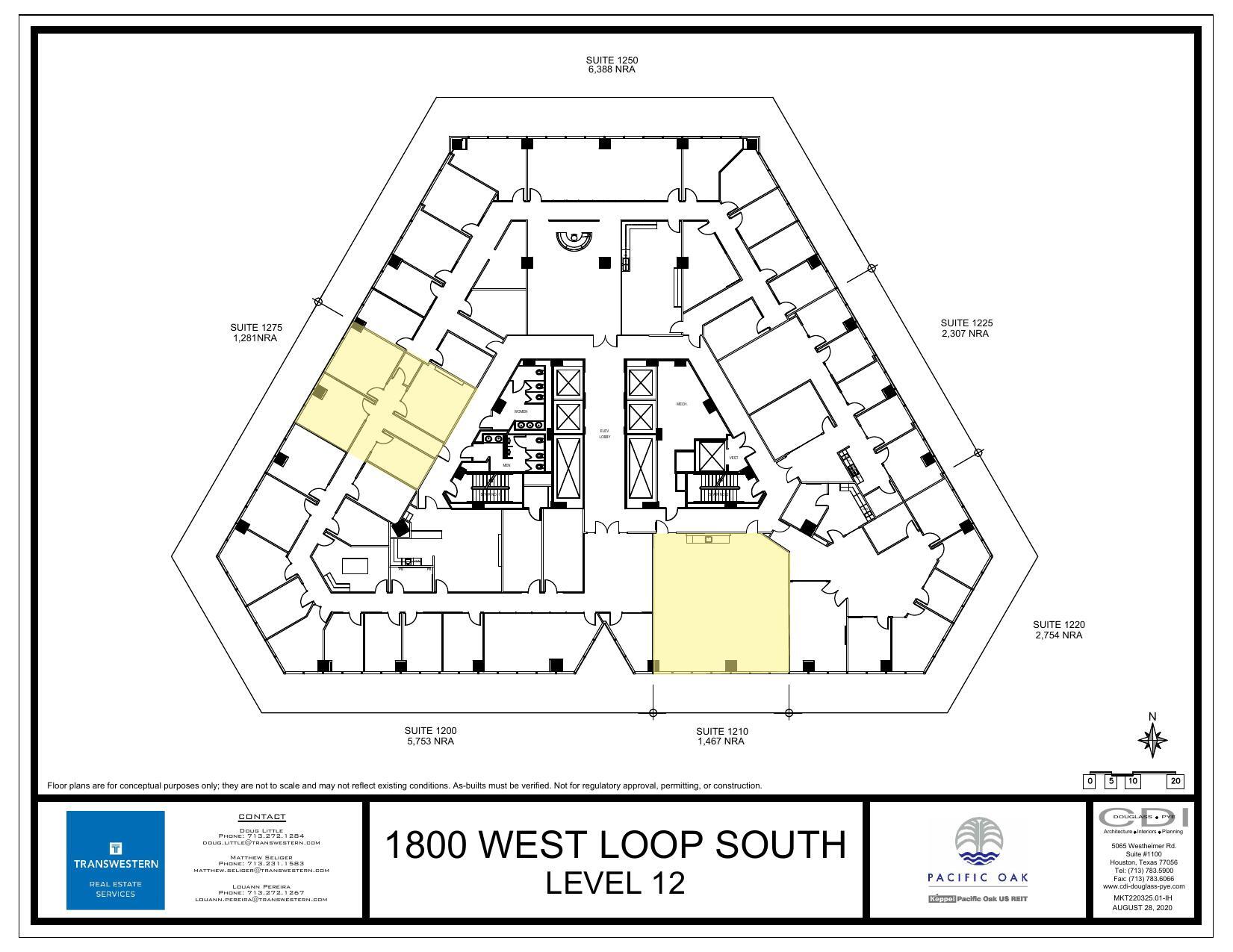 1800 West Loop S, Houston, TX à louer Plan d’étage– Image 1 sur 1