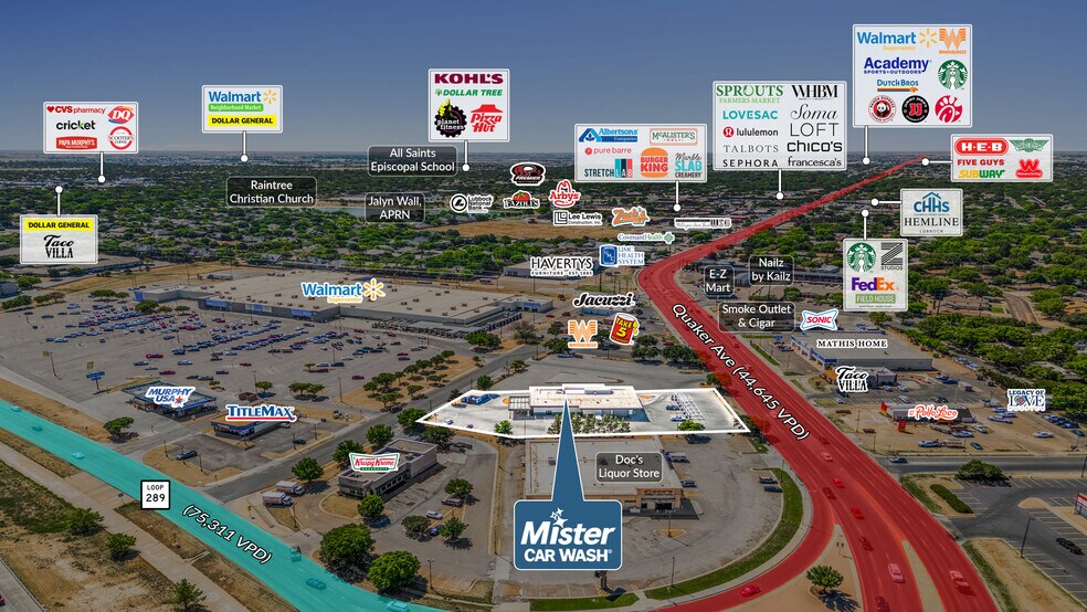 7027 Quaker Ave, Lubbock, TX à vendre - Photo de l’immeuble – Image 3 sur 5