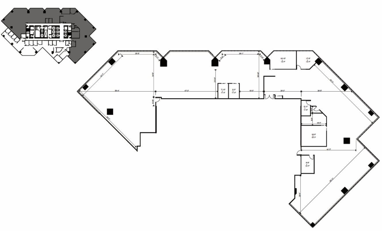 200 King St W, Toronto, ON à louer Plan d’étage– Image 1 sur 5