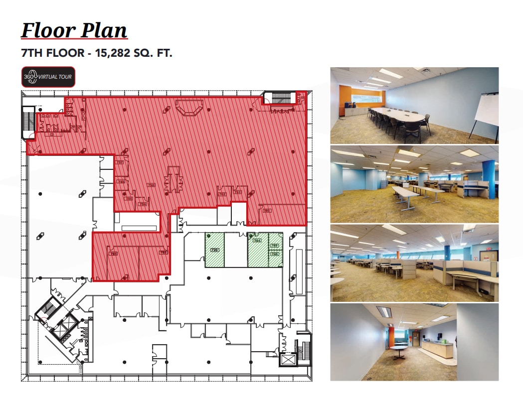 355 Portage Av, Winnipeg, MB à louer Plan d’étage– Image 1 sur 1