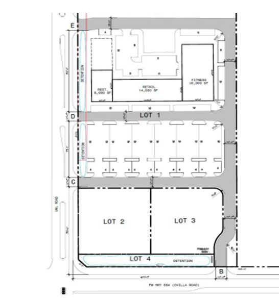 NEC Ovilla & Uhl Road, Red Oak, TX à louer - Plan de site – Image 2 sur 2