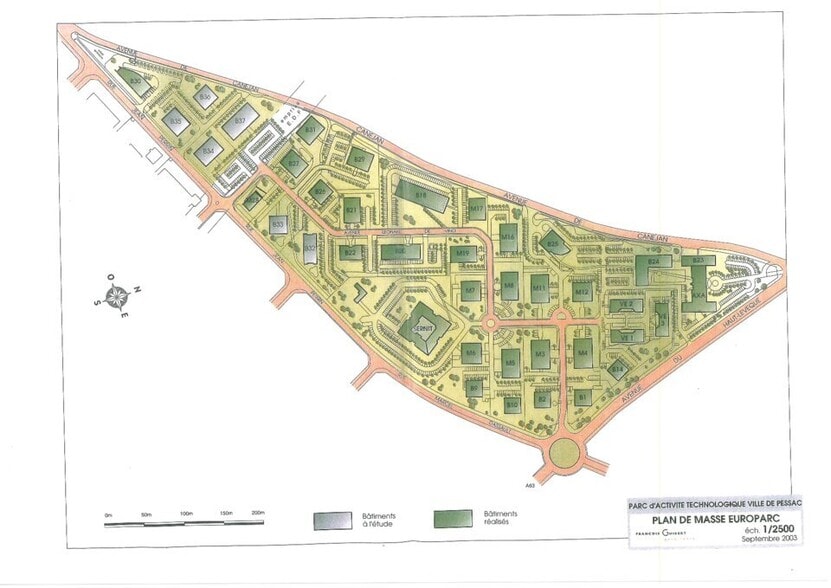 Bureau dans Pessac à vendre - Plan de site – Image 3 sur 3