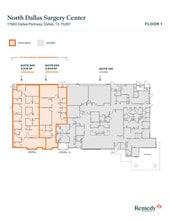 17980 Dallas Pky, Dallas, TX à louer Plan d’étage– Image 1 sur 1