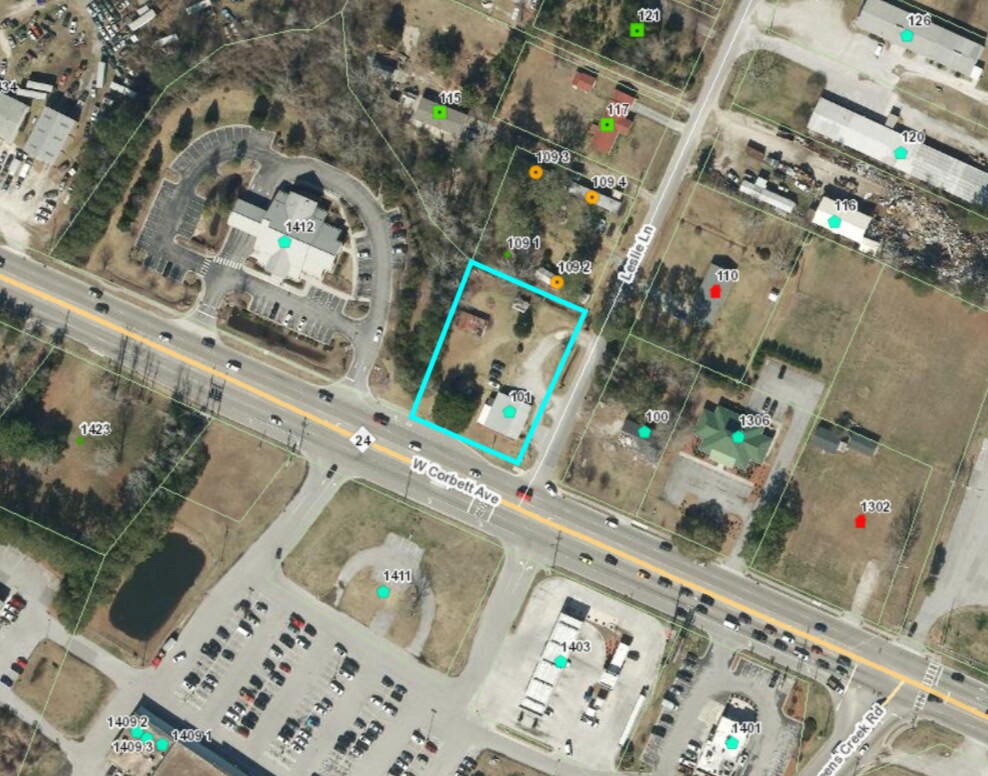 101 Leslie Ln, Swansboro, NC à vendre Aérien– Image 1 sur 4