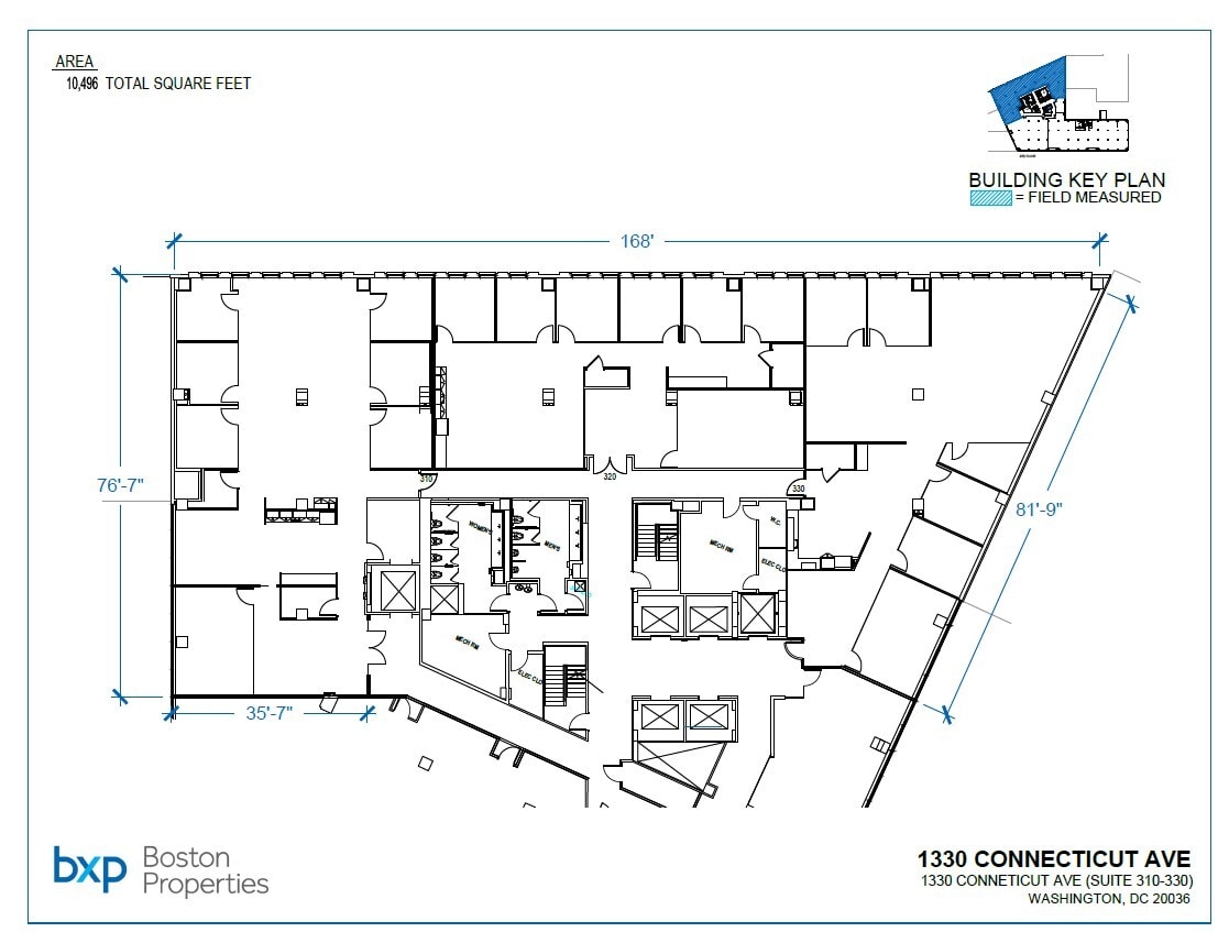 1330 Connecticut Ave NW, Washington, DC à louer Plan d’étage– Image 1 sur 1