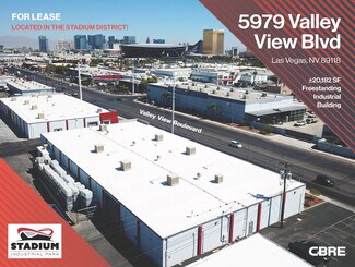 Plus de détails pour 5979 Valley View Blvd, Las Vegas, NV - Industriel/Logistique à louer