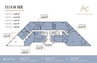 701 Brazos St, Austin, TX à louer Plan d’étage– Image 2 sur 2