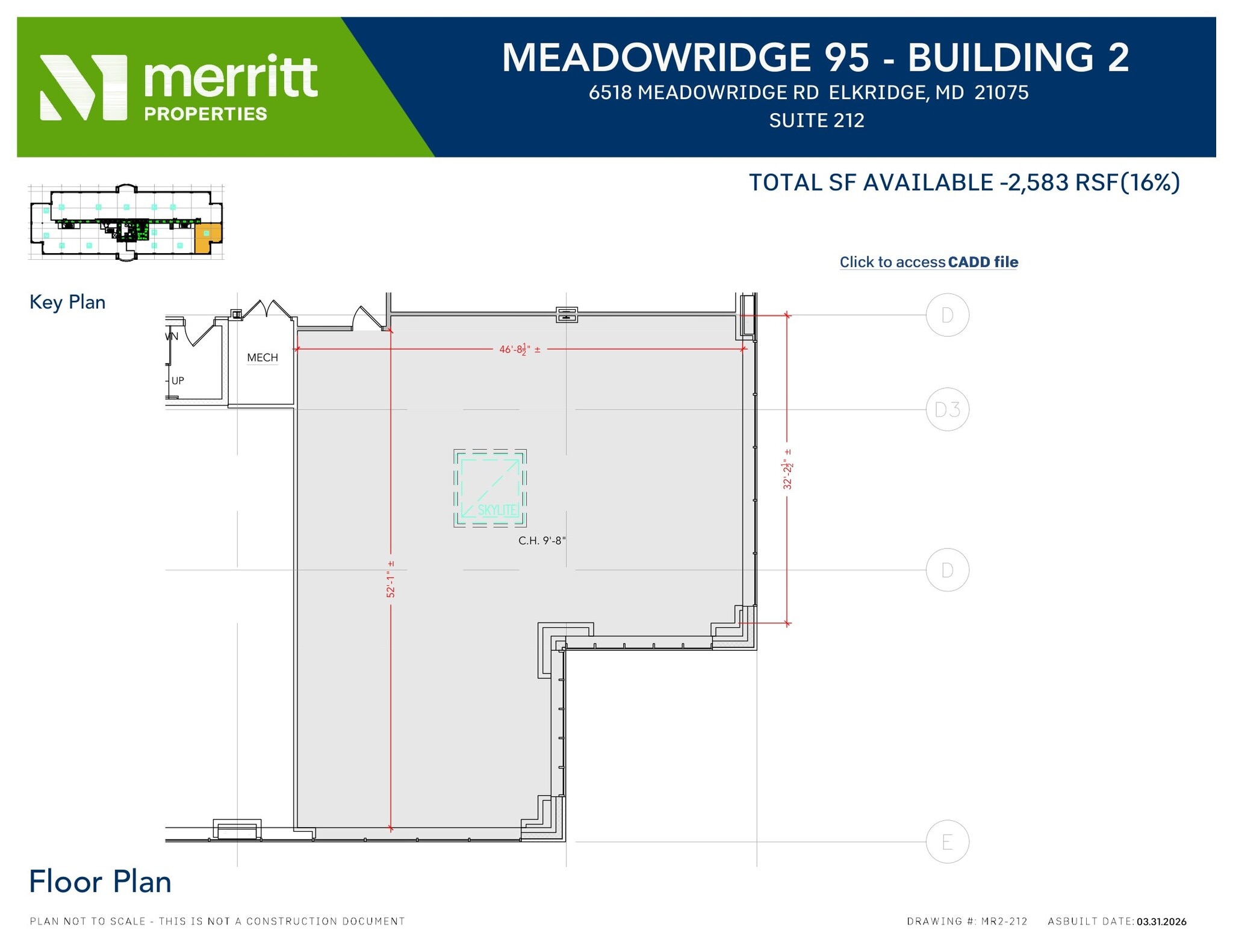 6518 Meadowridge Rd, Elkridge, MD à louer Plan d’étage– Image 1 sur 1