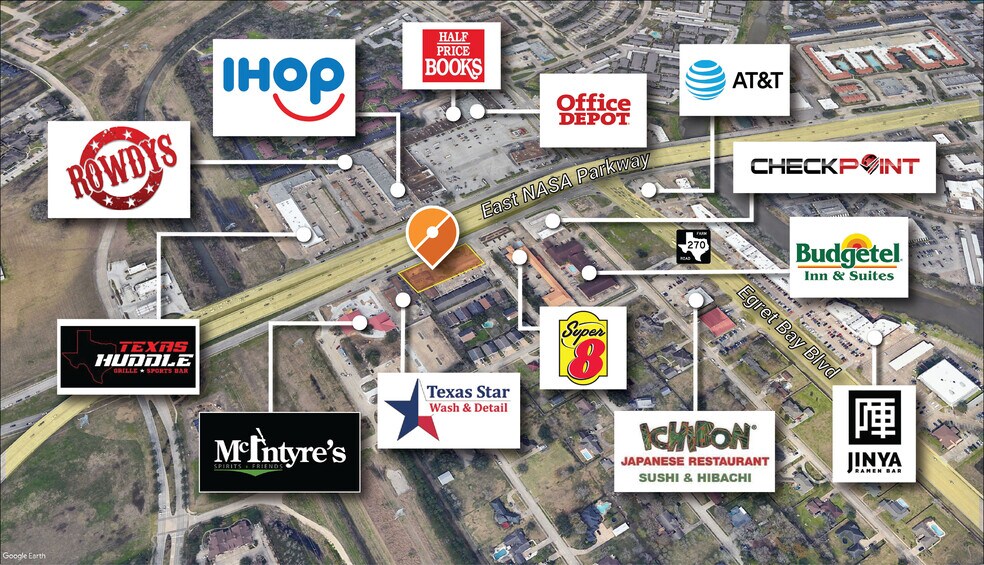 812 & 814 E NASA Pkwy, Webster, TX à vendre - Photo principale – Image 1 sur 2