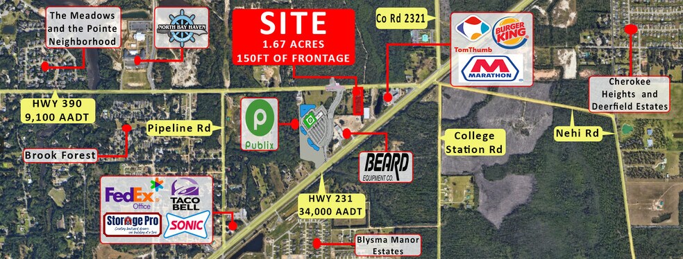 4636 E Highway 390, Panama City, FL à vendre - Photo principale – Image 1 sur 6