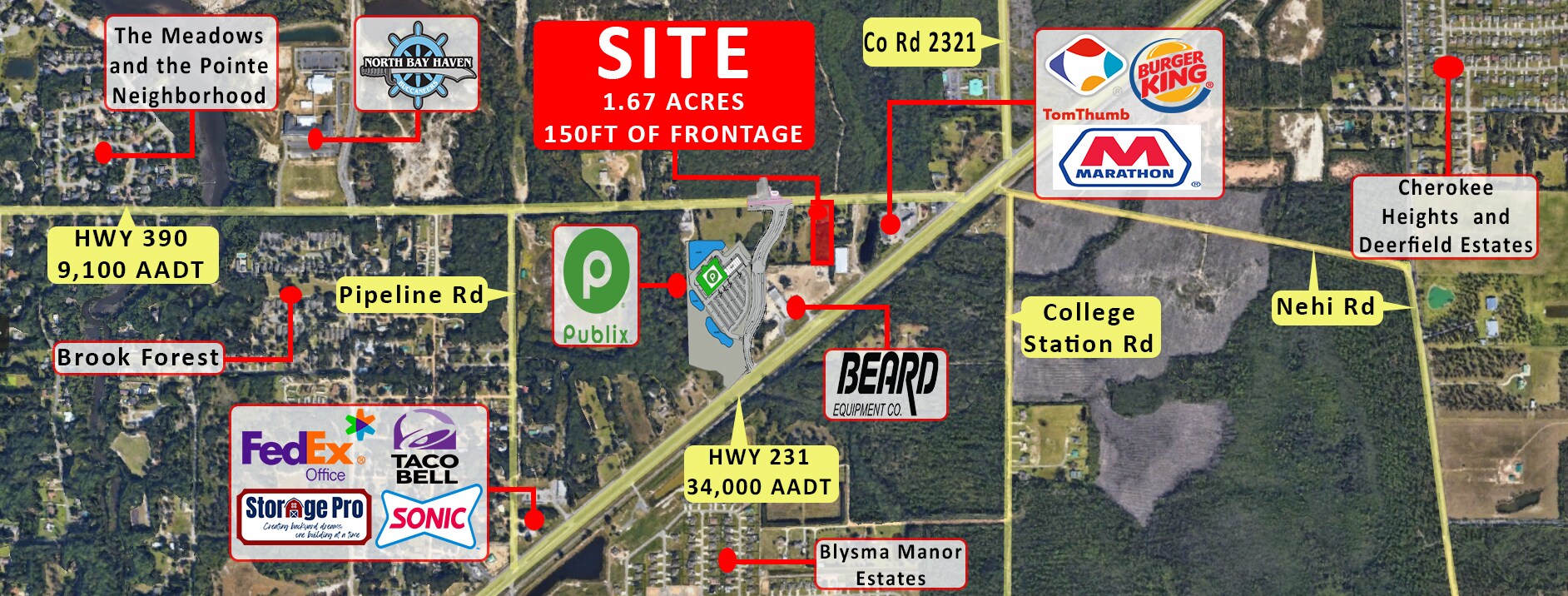 4636 E Highway 390, Panama City, FL à vendre Photo principale– Image 1 sur 7