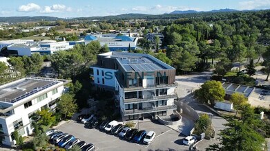 Aix-en-Provence, BDR - Vue aérienne  vue de carte