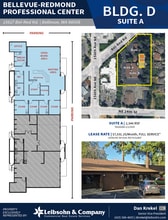 15611 NE Bel Red Rd, Bellevue, WA à louer Plan d’étage– Image 1 sur 3