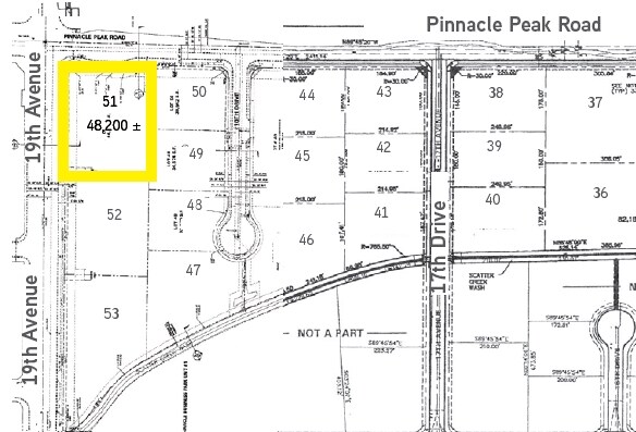 SEC 19th Ave & Pinnacle Peak Rd, Phoenix, AZ à vendre - Plan cadastral – Image 2 sur 2