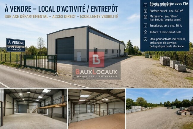 Plus de détails pour Local d’activités à vendre