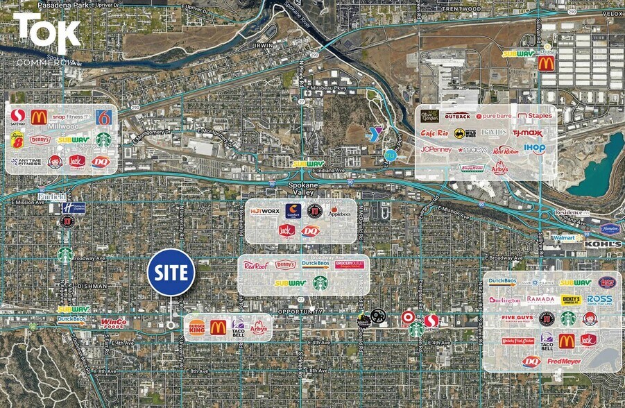 10600-10614 E Sprague Ave, Spokane, WA à louer - Plan de site – Image 3 sur 3