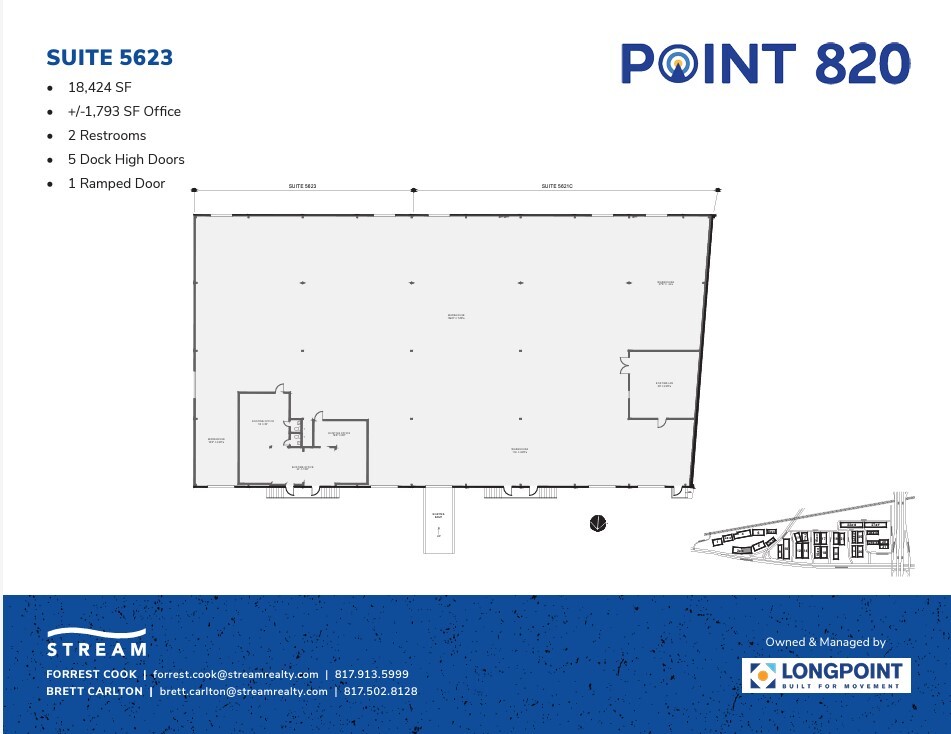 5721 E Rosedale St, Fort Worth, TX à louer Plan d’étage– Image 1 sur 1