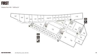 65 Alfred Rd, Londres à louer Plan d’étage– Image 1 sur 1