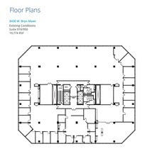8410 W Bryn Mawr Ave, Chicago, IL à louer Plan d’étage– Image 2 sur 2