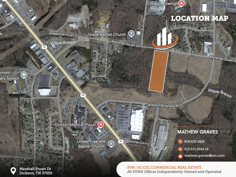 0 Marshall Stuart Dr, Dickson, TN à vendre - Aérien – Image 2 sur 5
