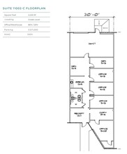 11000-11006 Metric Blvd, Austin, TX à louer Plan d’étage– Image 1 sur 1