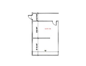 910 S Chapel St, Newark, DE à louer Plan d’étage– Image 1 sur 1