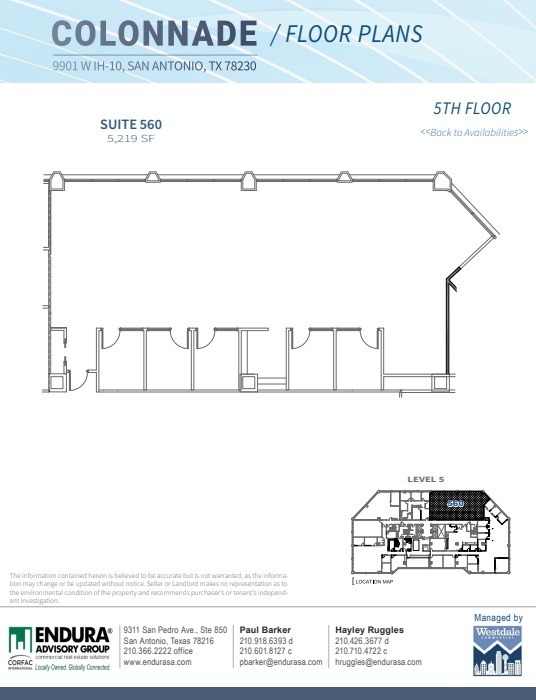 9901 W IH-10, San Antonio, TX à louer Plan d’étage– Image 1 sur 1