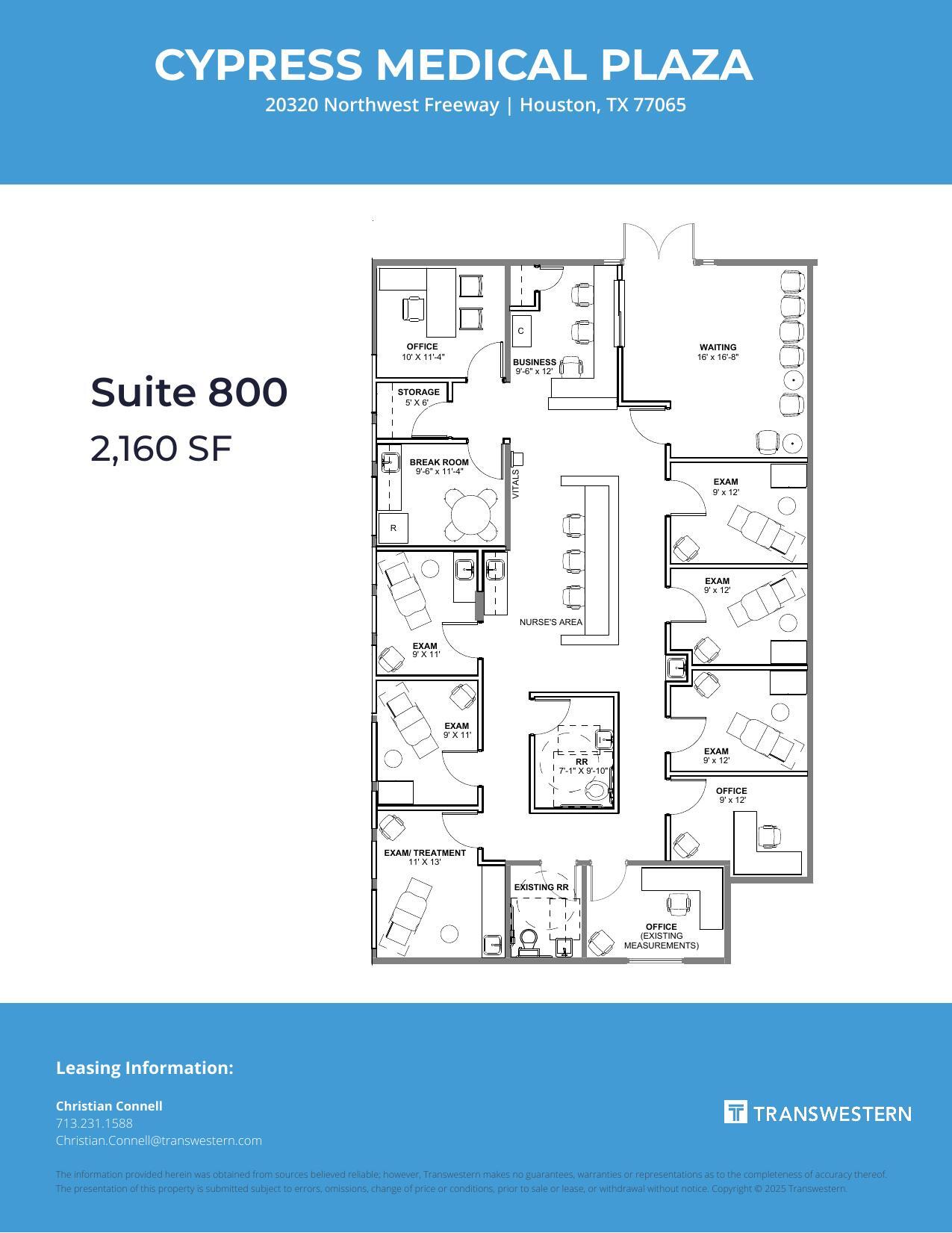 20320 Northwest Fwy, Houston, TX à louer Plan d’étage– Image 1 sur 1